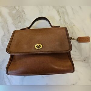 VINTAGE COACH COURT BAG 9870 in BROWN